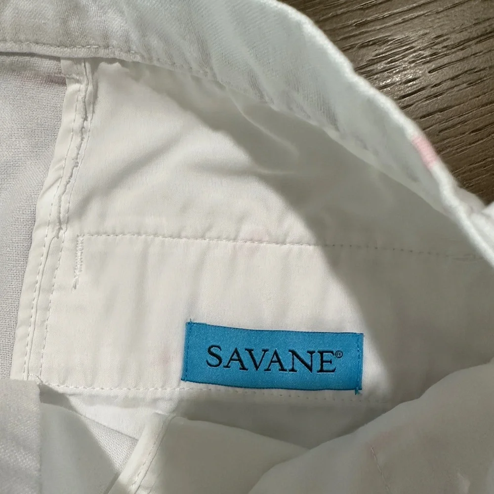 Savane Men’s Golf Shorts Size 34 Shark Print